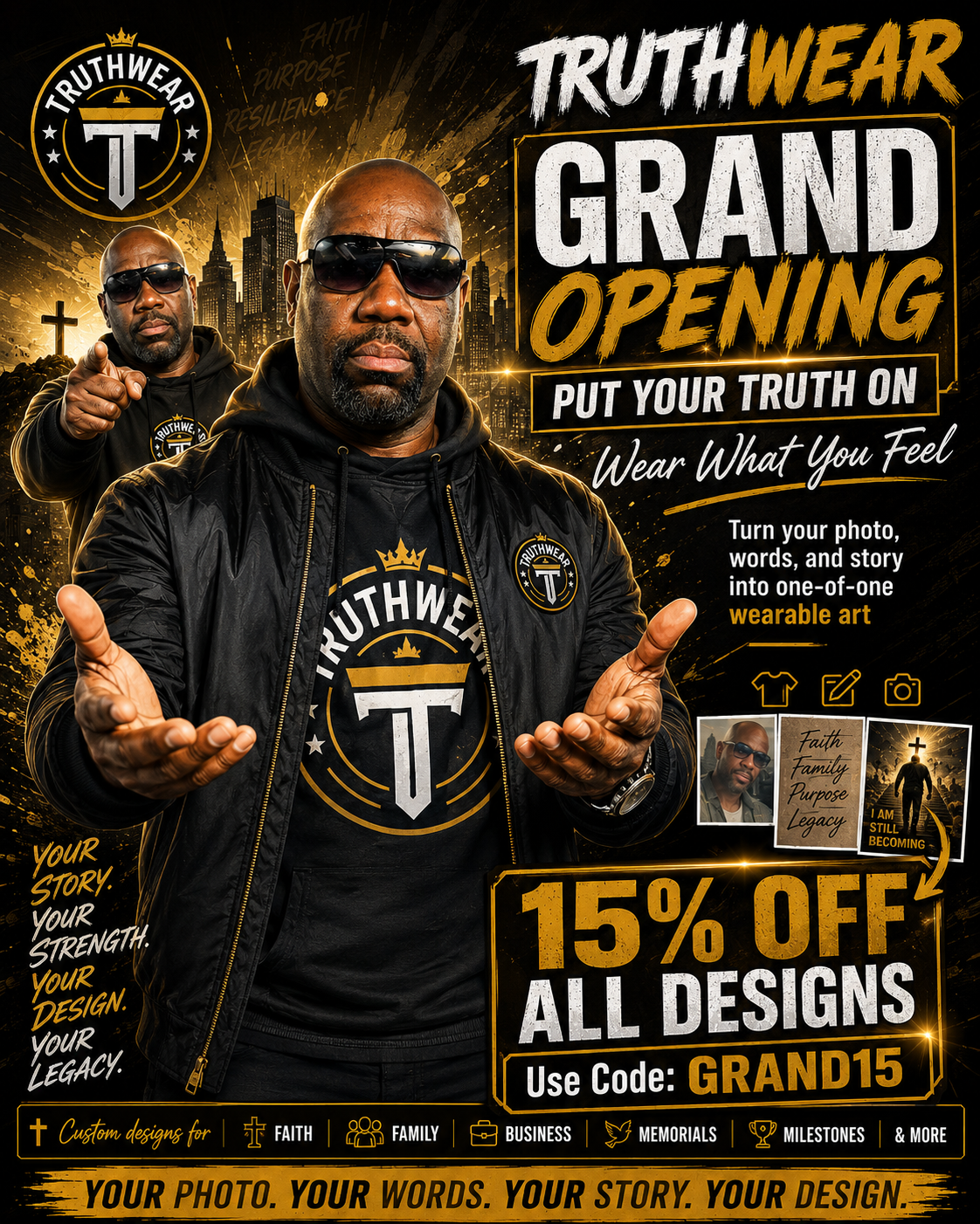 TruthWear Grand Opening — 15% off with code GRAND15